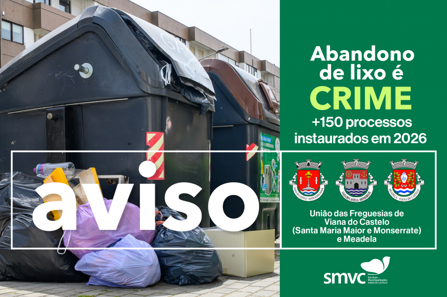 O abandono de lixo &eacute; CRIME 