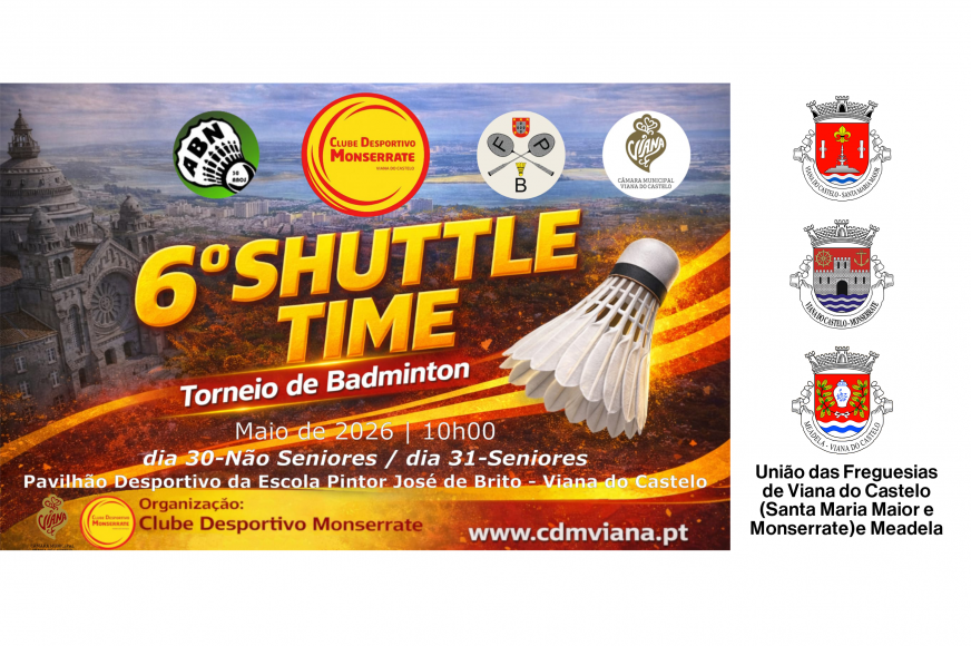 O badminton est&aacute; de volta a Viana do Castelo! 
