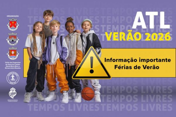 Informa&ccedil;&atilde;o importante | F&eacute;rias de Ver&atilde;o