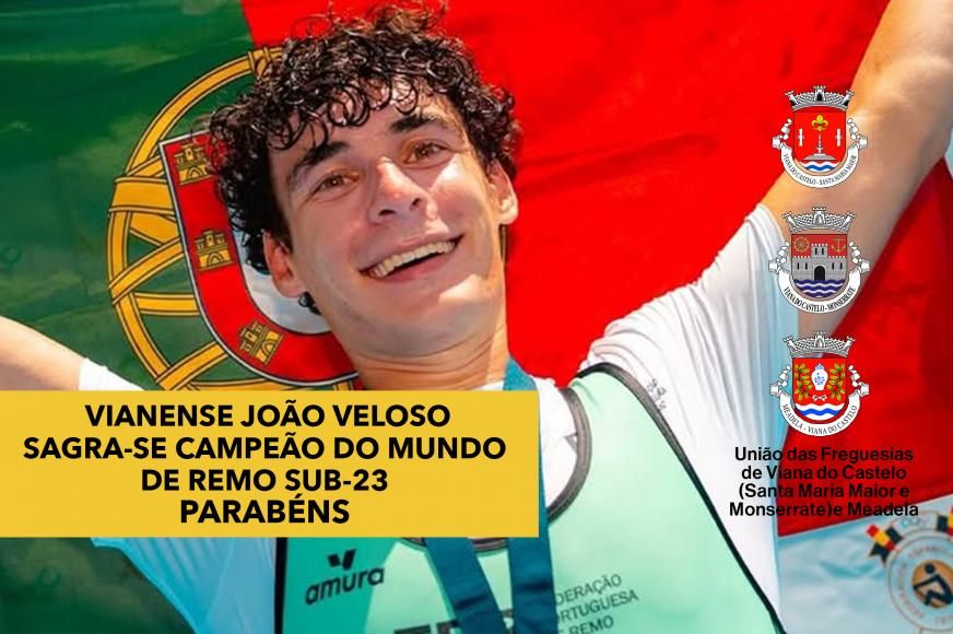 Parab&eacute;ns ao remador Vianense Jo&atilde;o Veloso