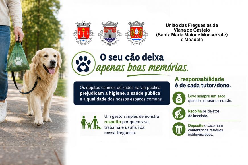 O seu c&atilde;o deixa apenas boas mem&oacute;rias! 