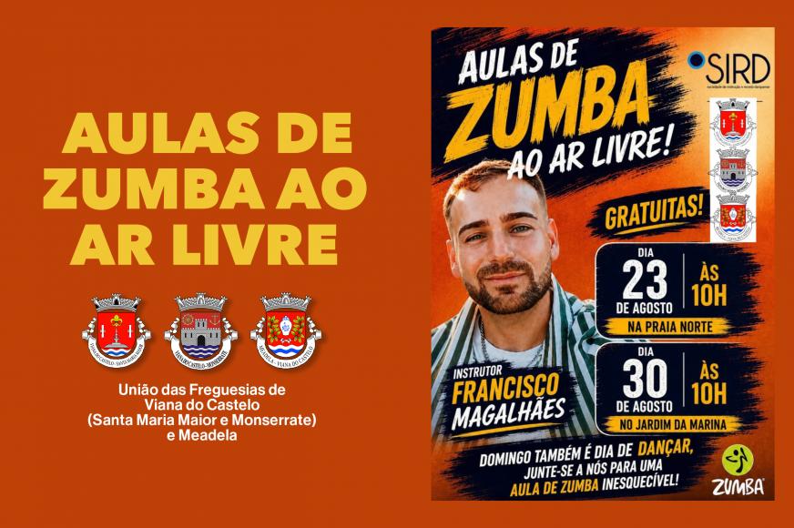 Aulas de Zumba ao Ar Livre