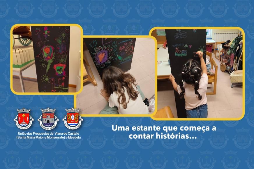 Uma estante que come&ccedil;a a contar hist&oacute;rias&hellip;
